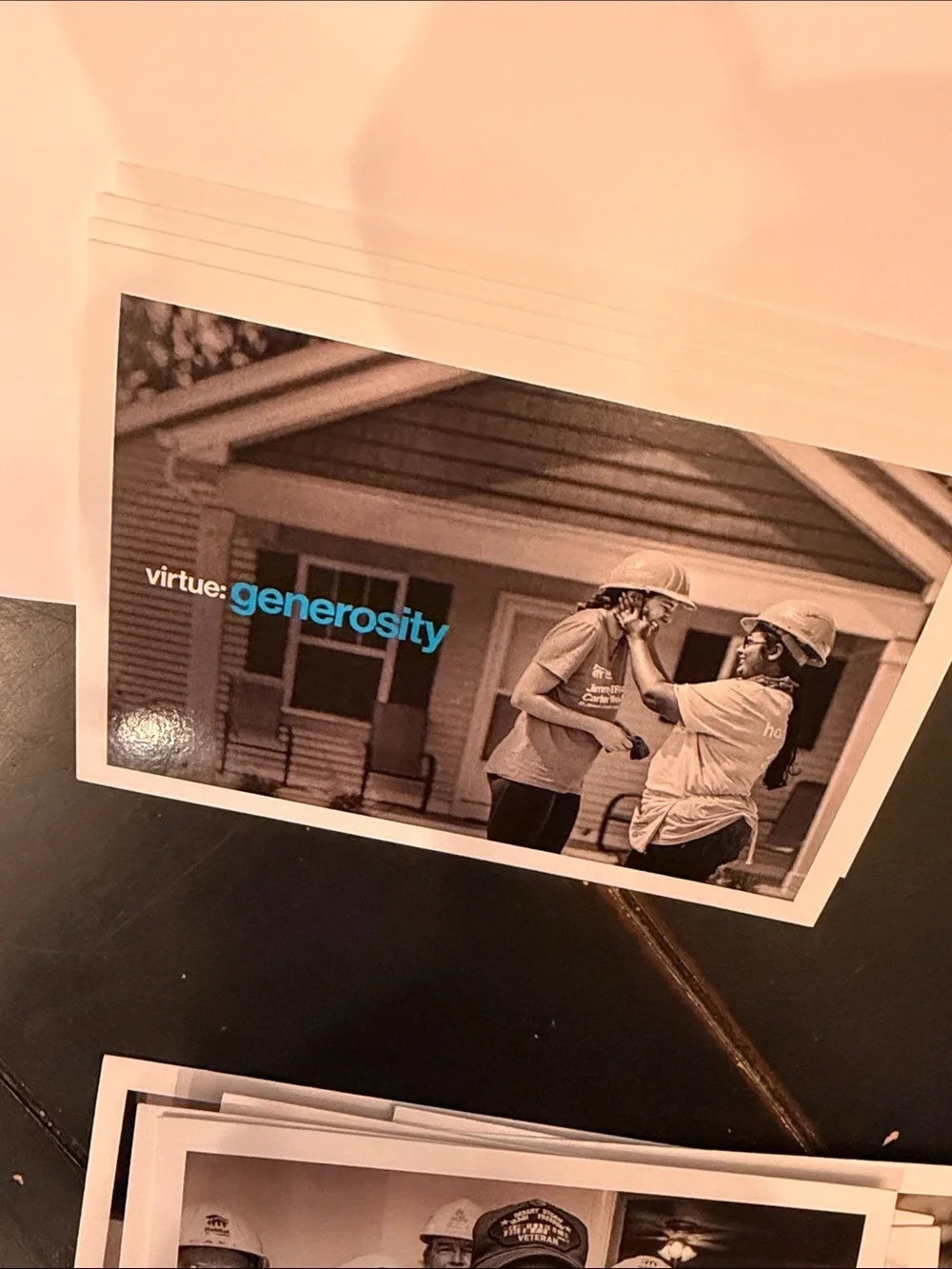 Virtue NoteCards: Kindness Service Community Empowerment Joy Respect Generosity
